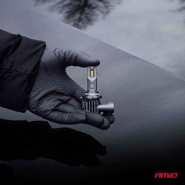 Amio HIR2 LED Headlight Full Canbus F25 Silver Series HIR2 LED 6000K Duobox